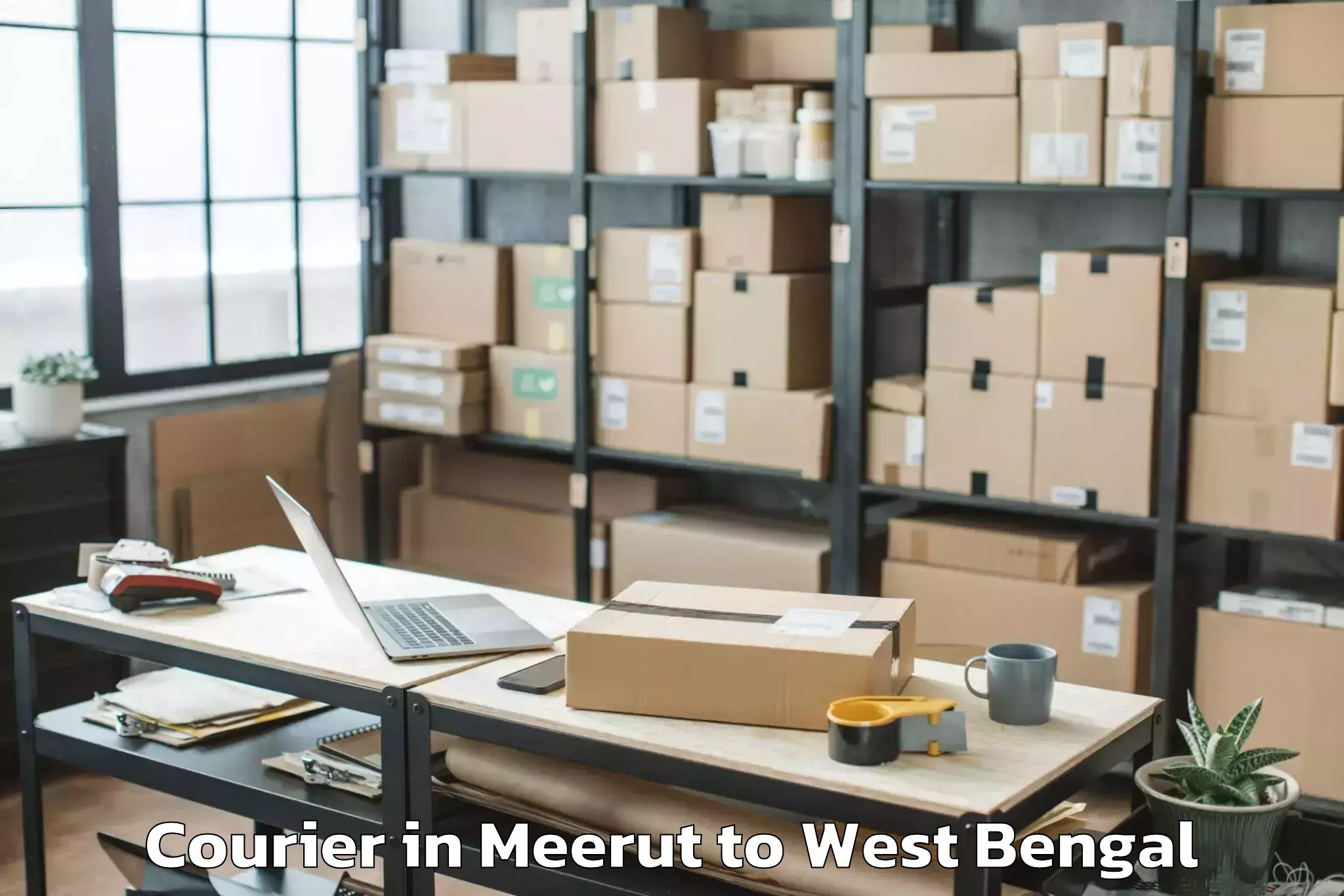 Quality Meerut to Bhadreswar Courier